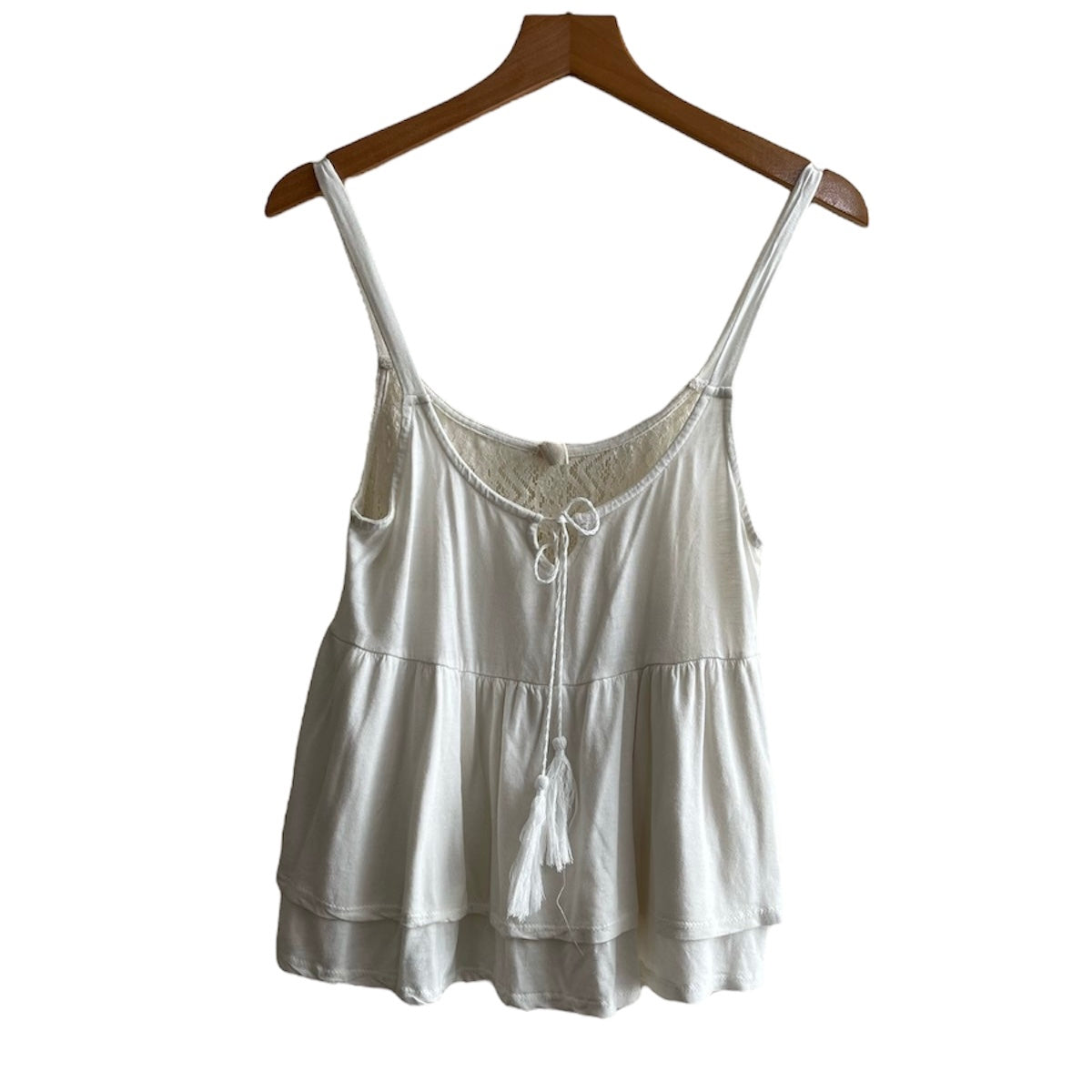 Blusa blanca tiras Doo Australia - Talla S