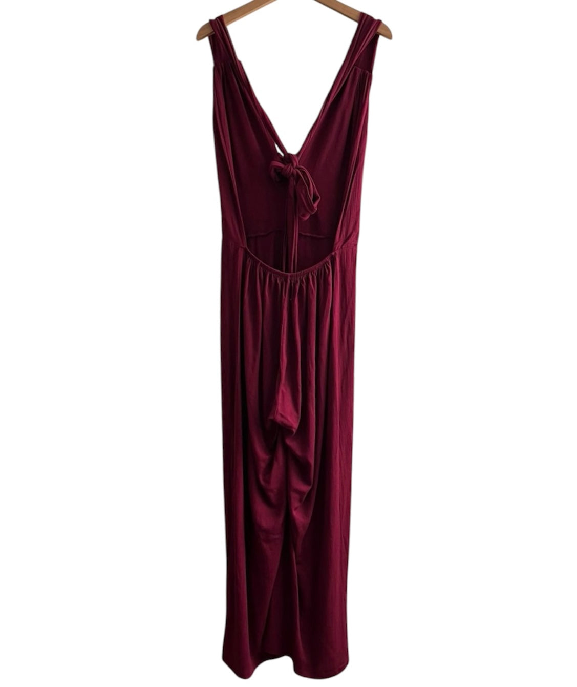 Enterizo largo burdeos - Talla M