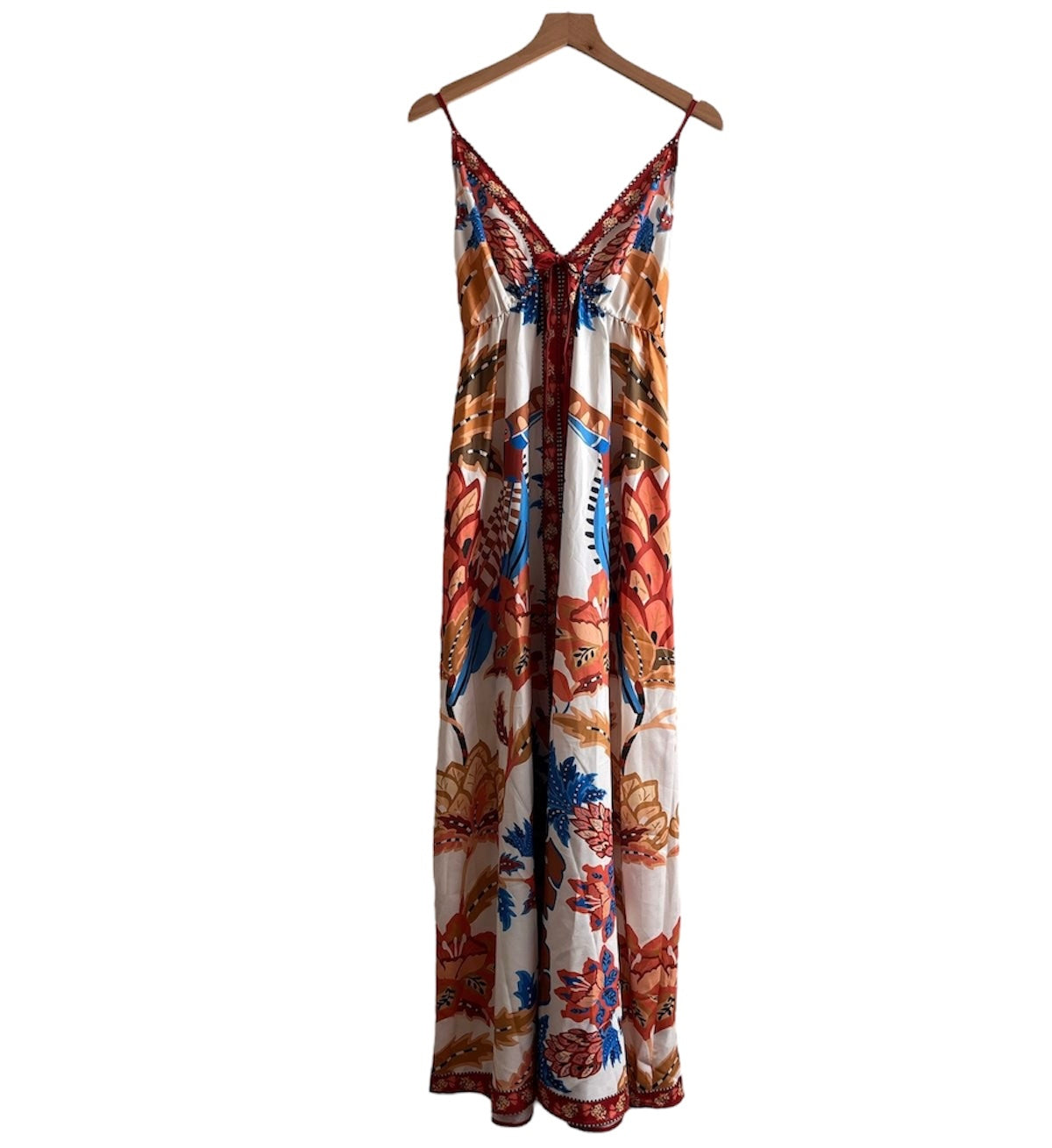 Vestido largo flores estampado SHEIN - Talla S