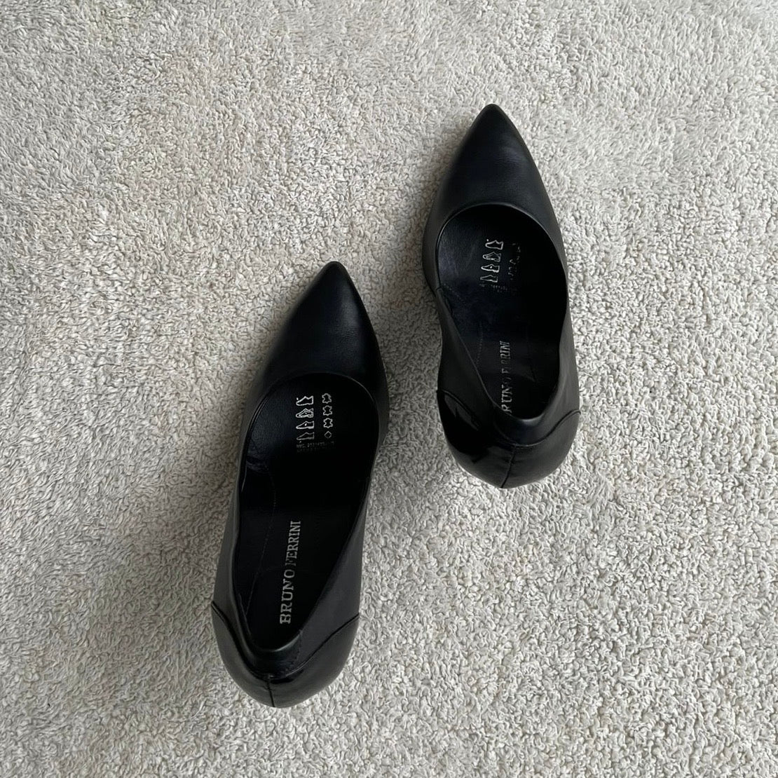 Tacos negros Stilettos Bruno Ferrini - Talla 36