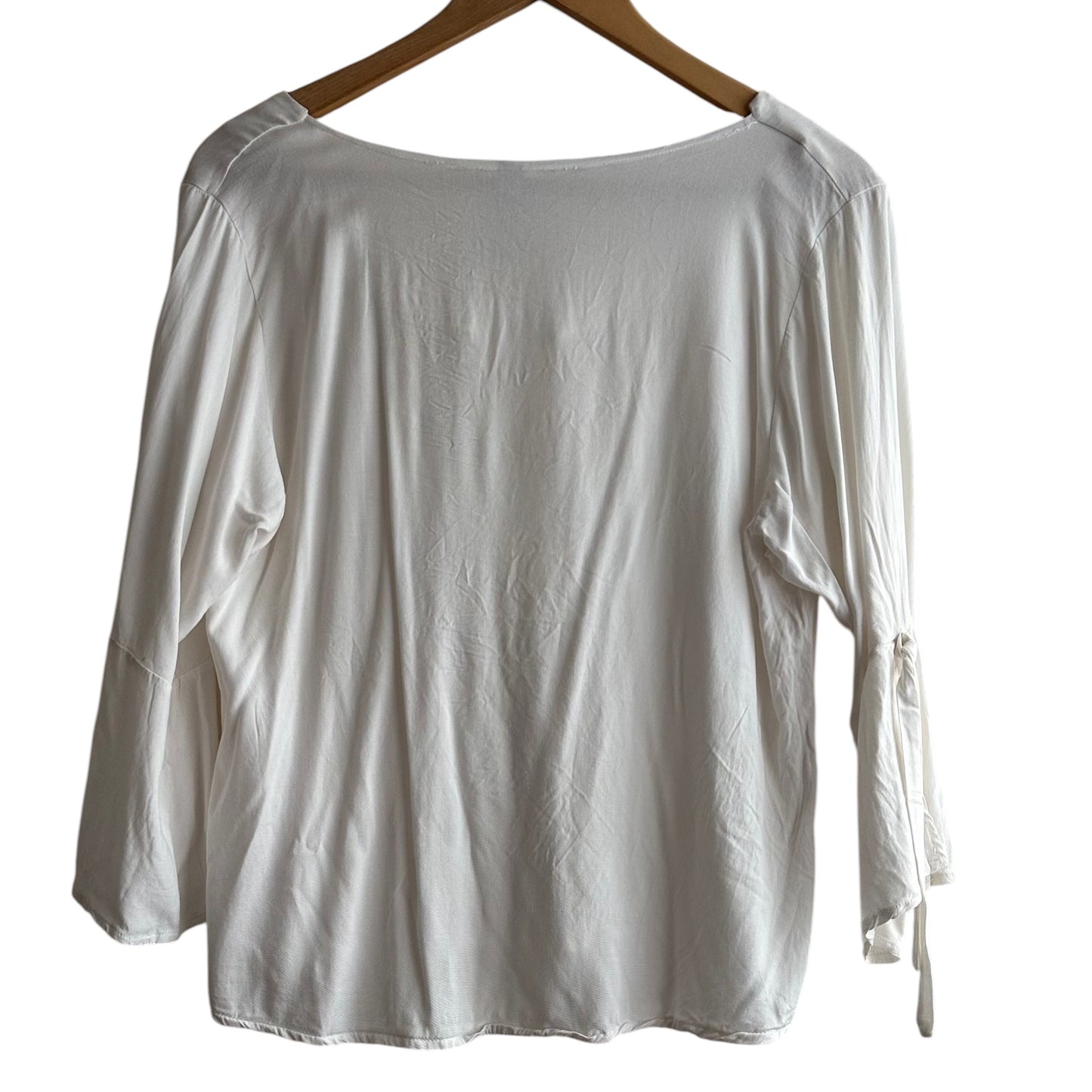 Blusa crema suelta- Talla S