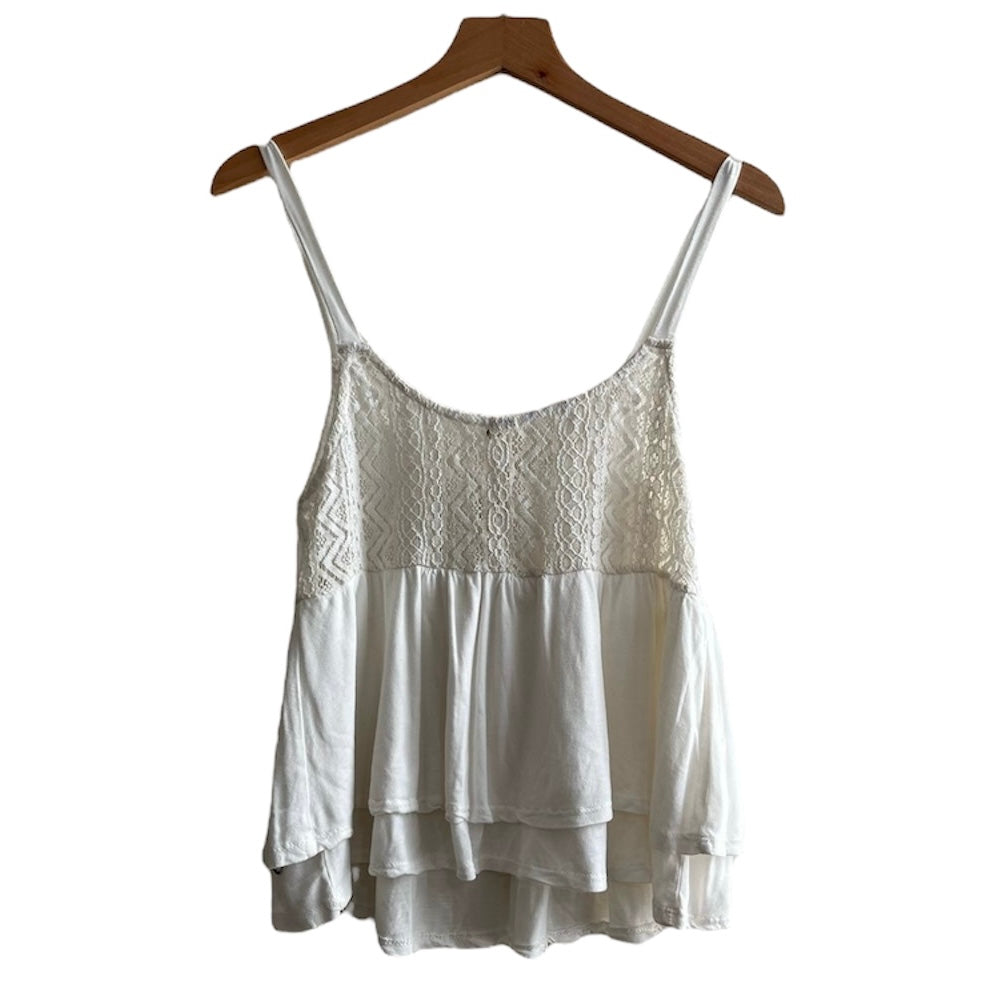 Blusa blanca tiras Doo Australia - Talla S