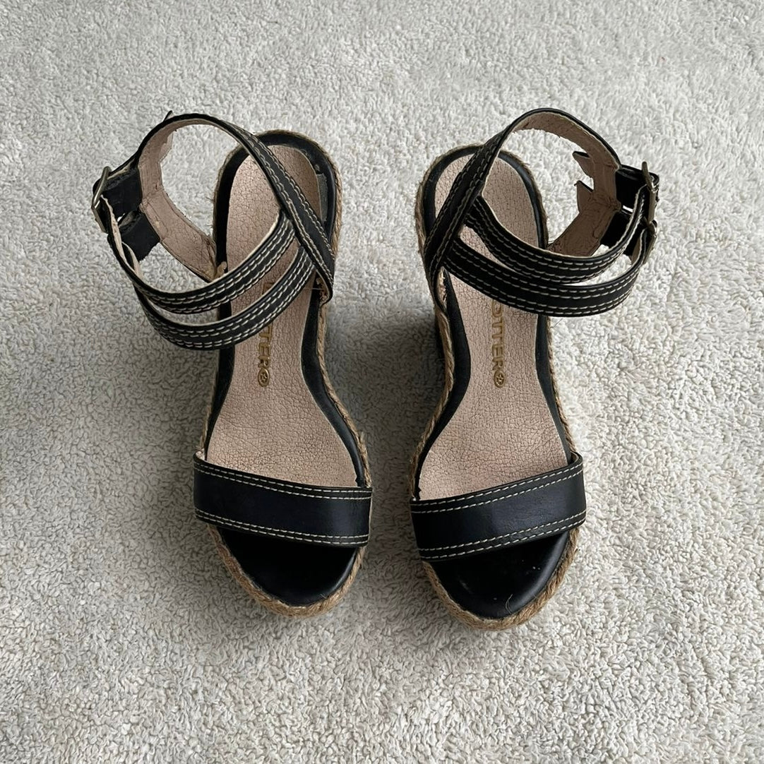Plataformas negras Bottero - Talla 35
