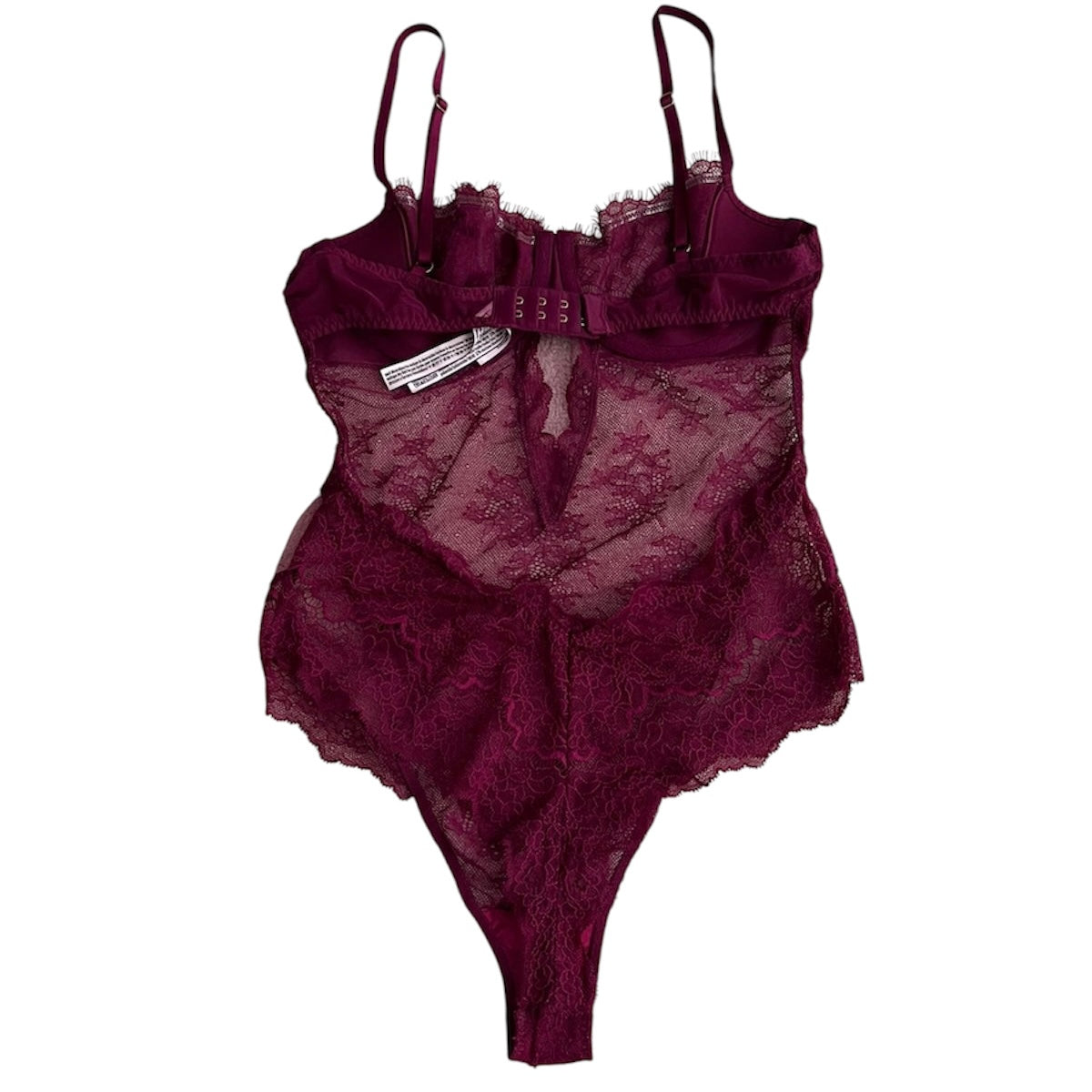 Body morado lencería encaje Victoria Secret - Talla M