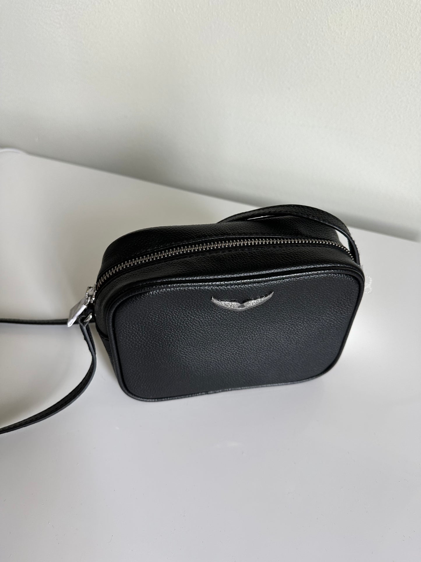 Cartera negra cuero Zadig & Voltaire nueva con etiqueta