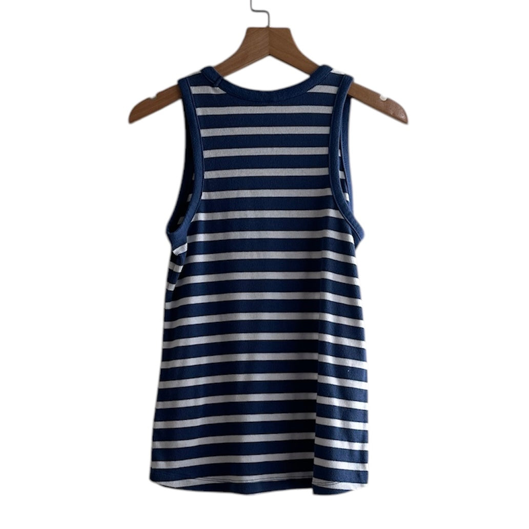 Polo rayas azul y blanco - Talla M