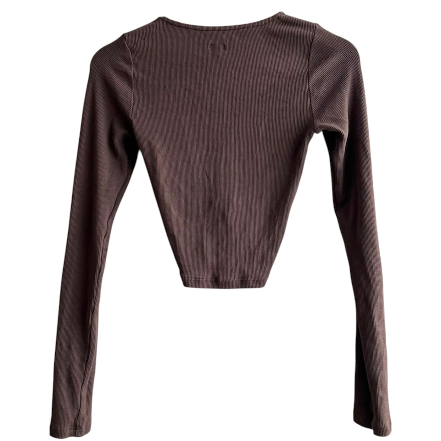 Polo marrón manga larga Kidsmadehere- Talla S