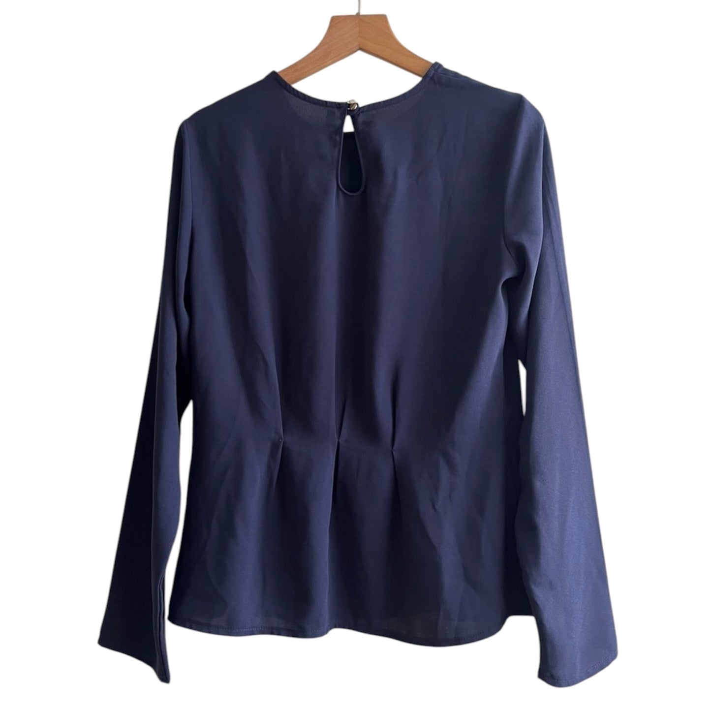 Blusa manga larga azul Benetton - Talla XS