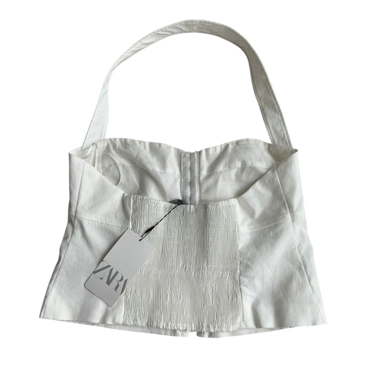 Blusa blanca nueva con etiqueta Zara - Talla L