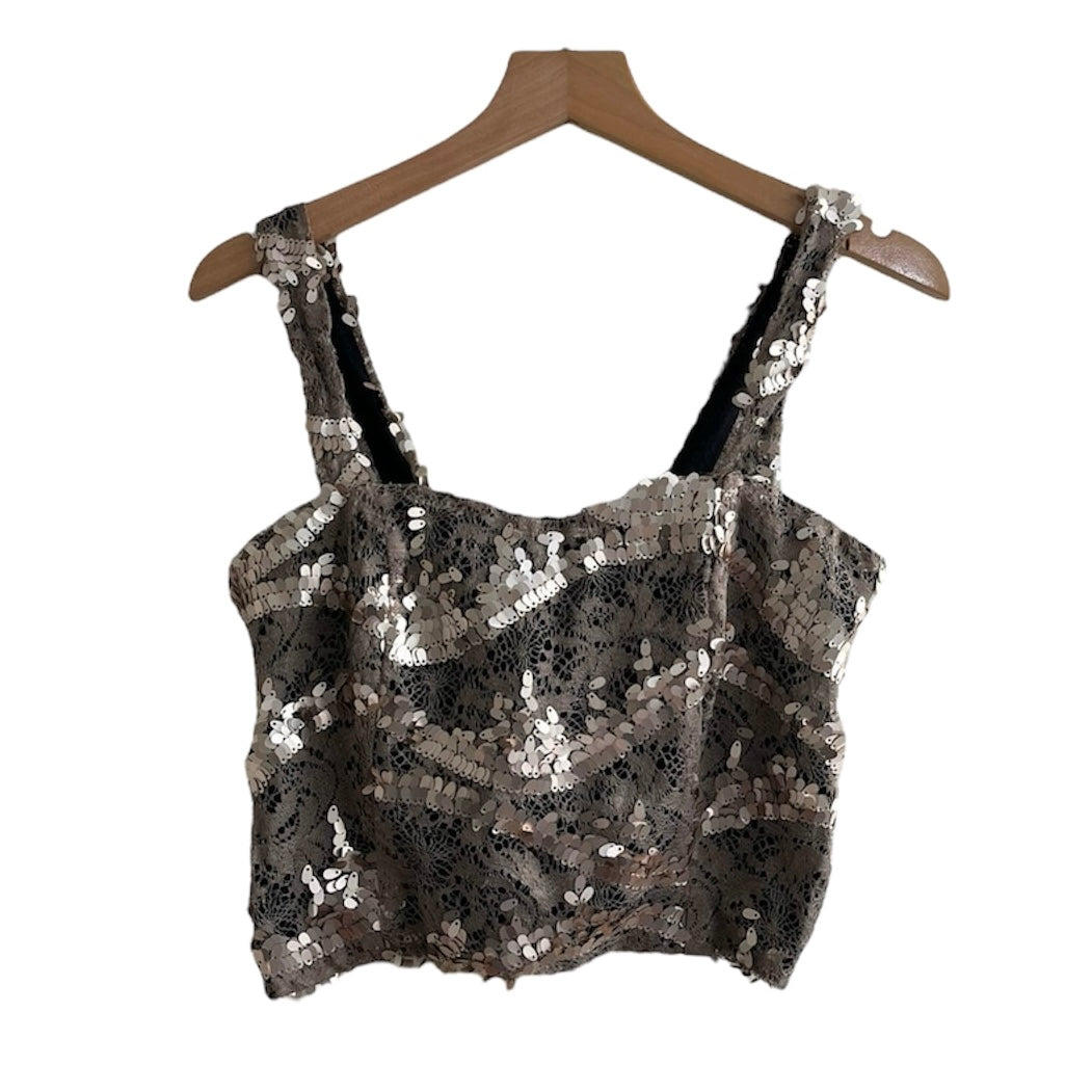 Top lentejuelas - Talla S