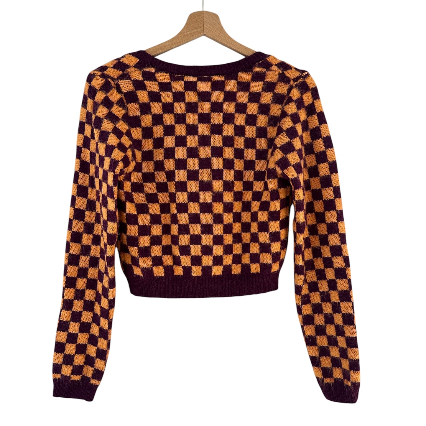 Chompa corta naranja y morado Zara - Talla S
