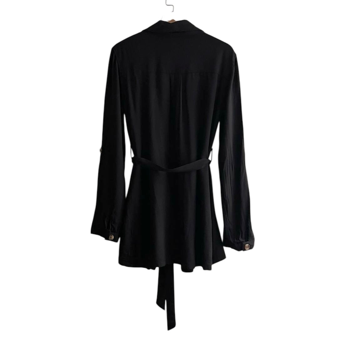 Sobretodo negro Sybilla - Talla S