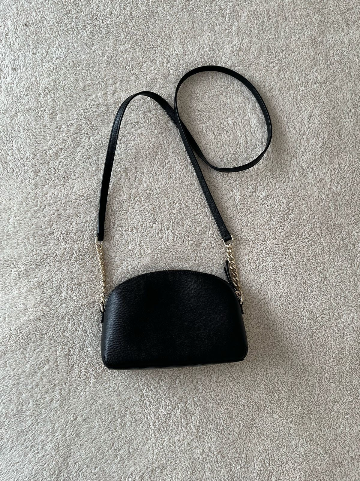 Cartera negra cross body Kate Spade