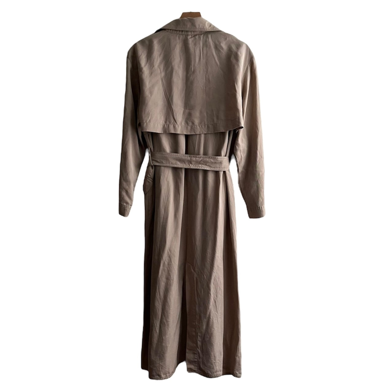 Abrigo gabardina beige Zara - Talla XS