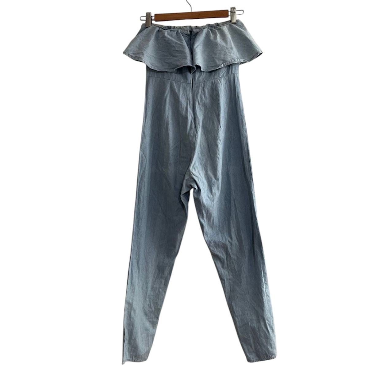 Enterizo jean largo strapless Ozs - Talla XS/S
