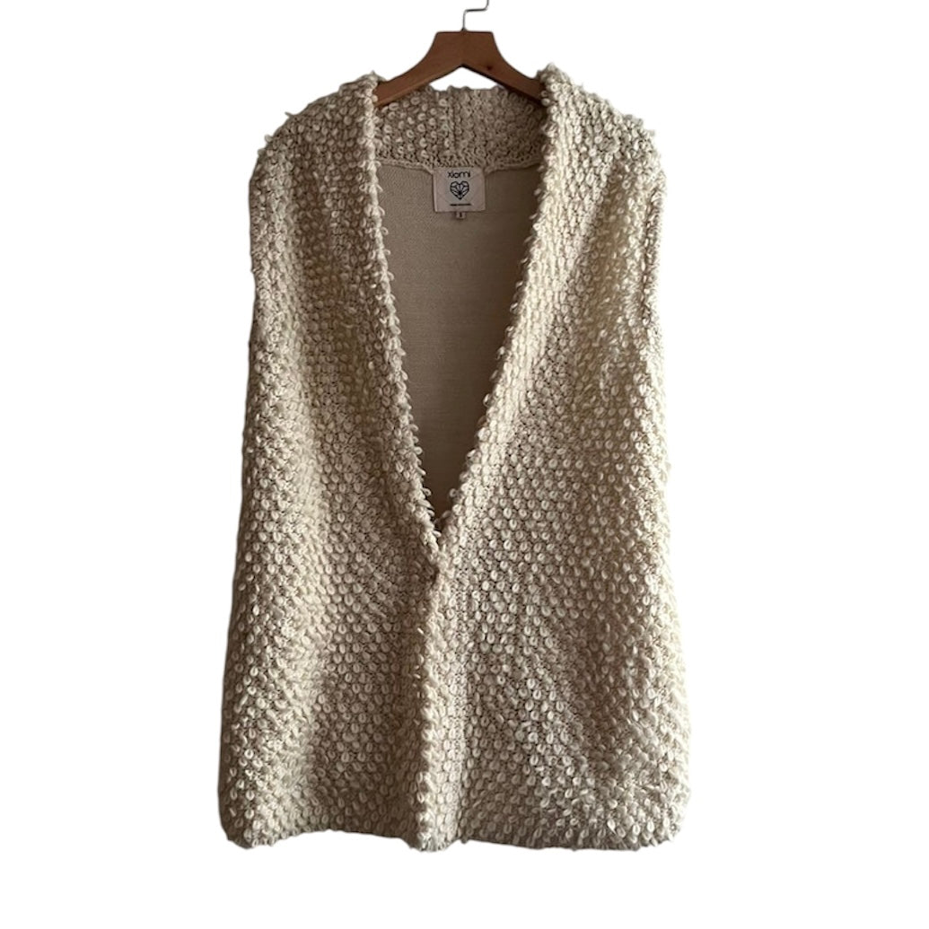 Chaleco crema de lana - Talla S
