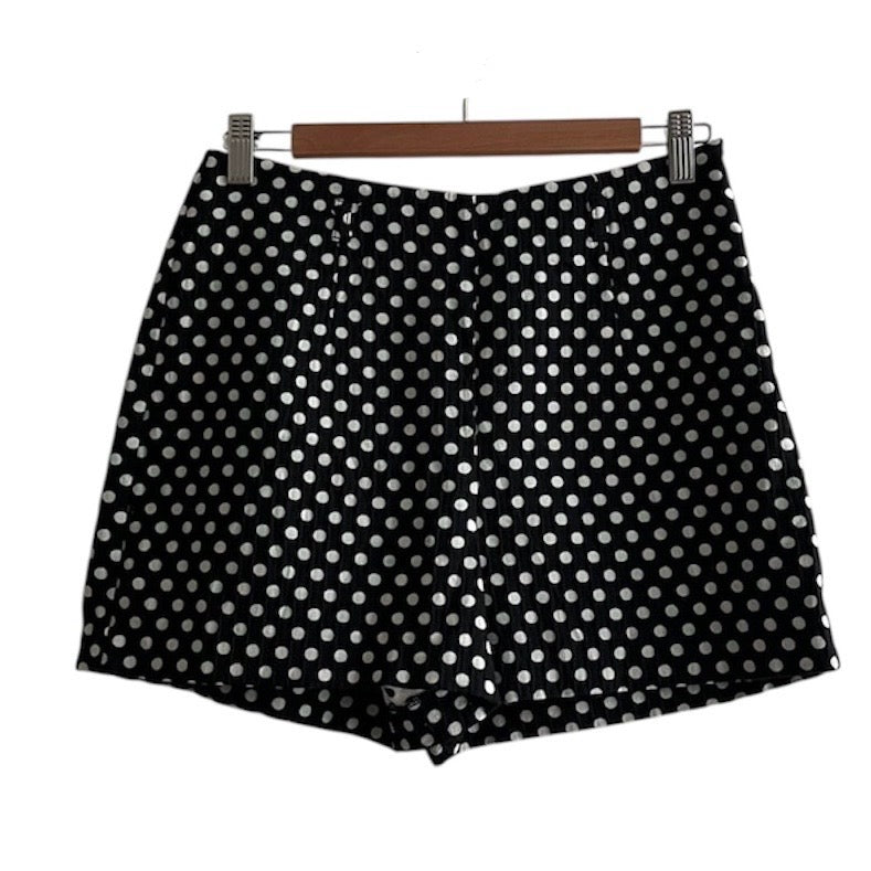 Short lunares blanco y negro Zara - Talla S