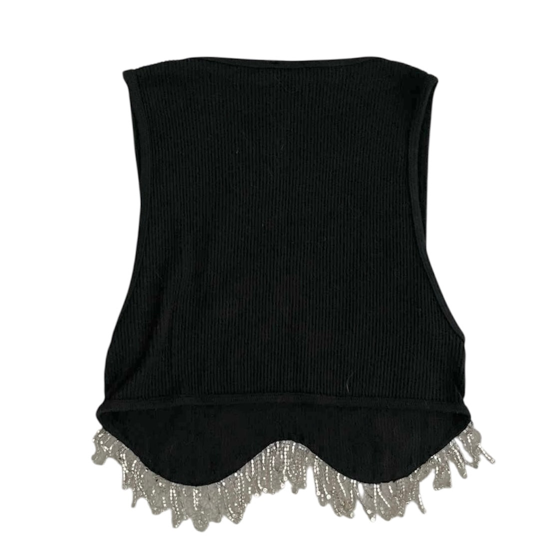 Top negro strass Zara - Talla S