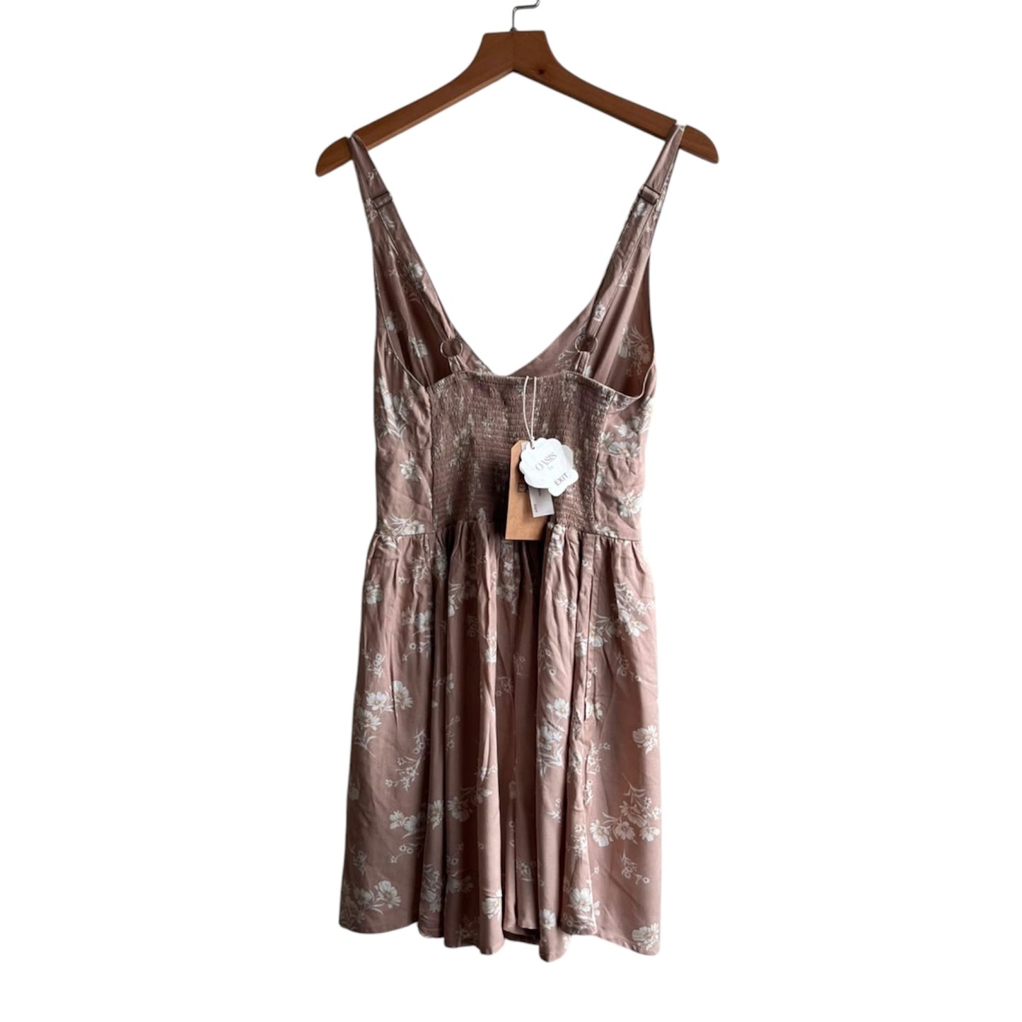 Enterizo crema flores nuevo con etiqueta Exit - Talla M
