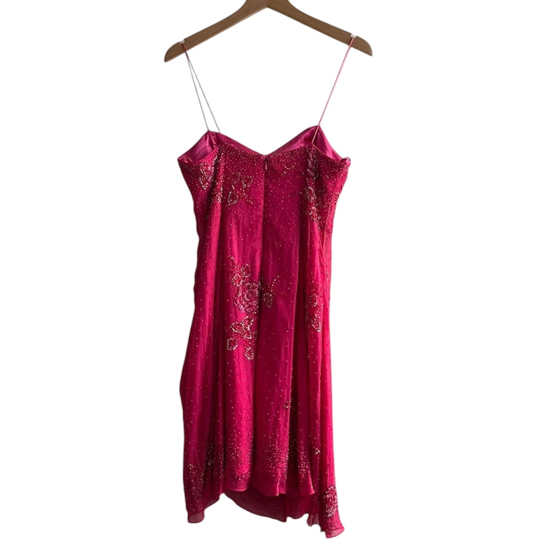 Vestido lentejuelas fucsia Cats - Talla S