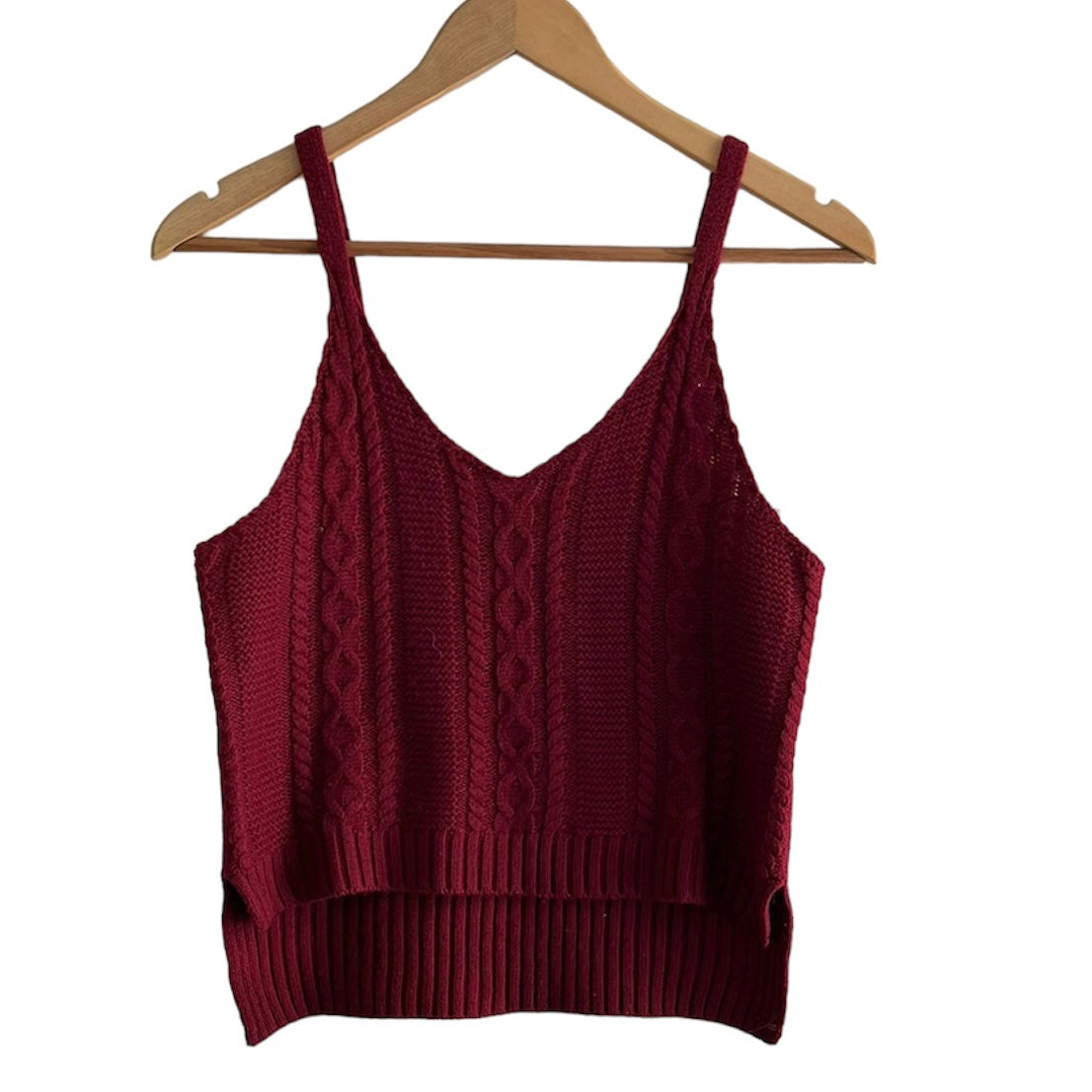 Polo guinda hilo - Talla S