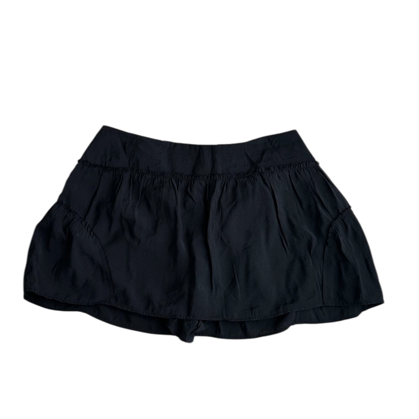 Falda short negra Zara - Talla XL