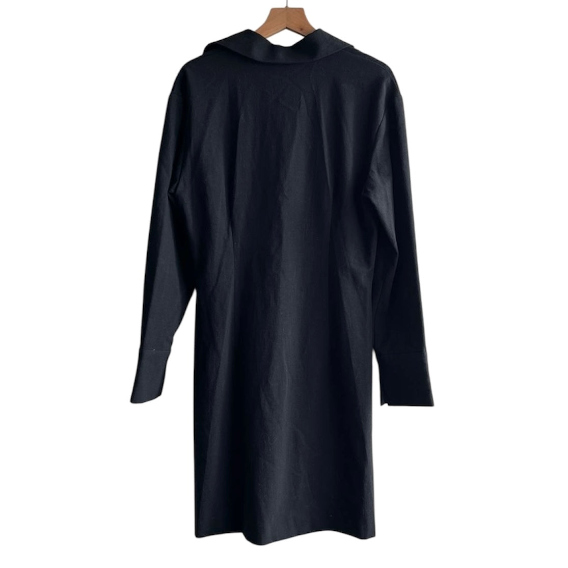Vestido negro manga larga nuevo con etiqueta Mango - Talla M