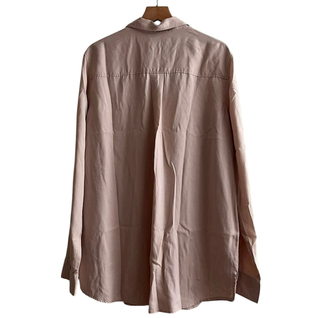 Camisa palo rosa bolsillos manga larga Express - Talla L