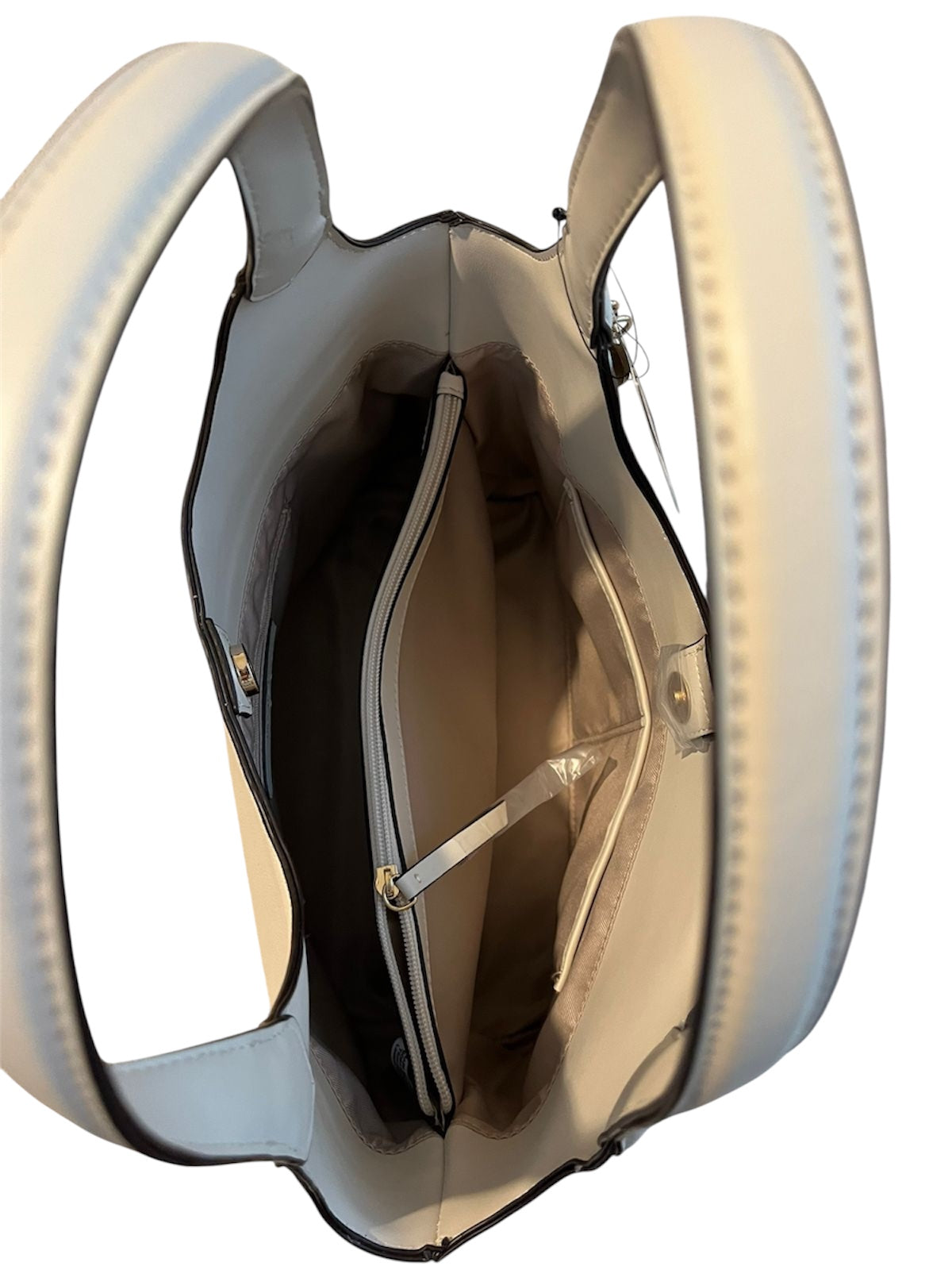 Cartera crema Nine west nueva con etiqueta