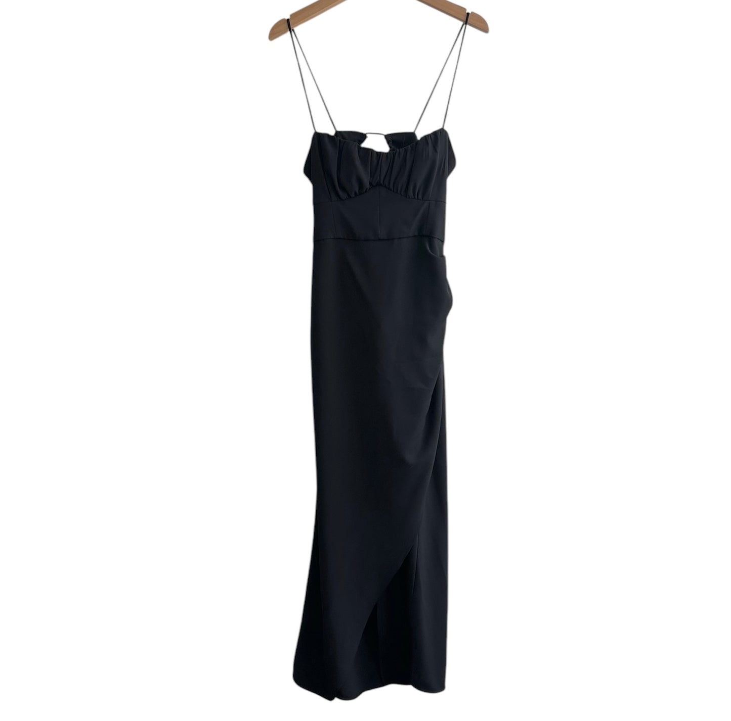 Vestido largo negro Zara - Talla S