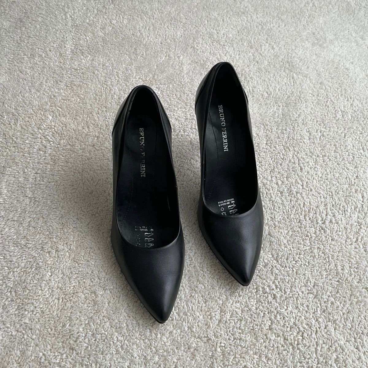 Tacos negros Stilettos Bruno Ferrini - Talla 36
