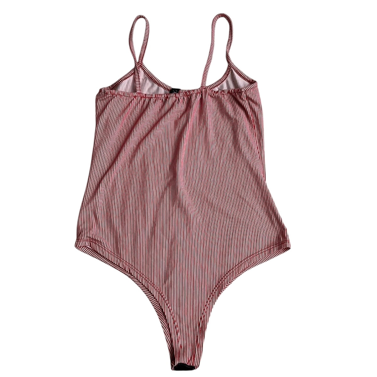 Body tiras rojo rayas - Talla S
