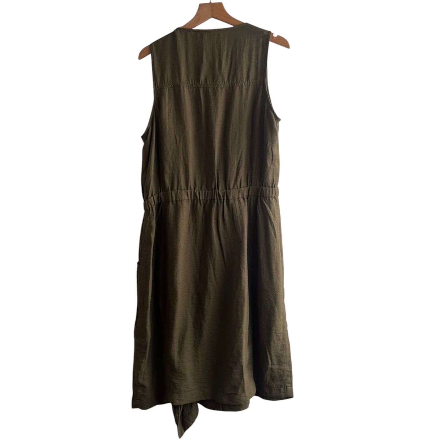 Vestido corto verde militar Michael Kors - Talla L