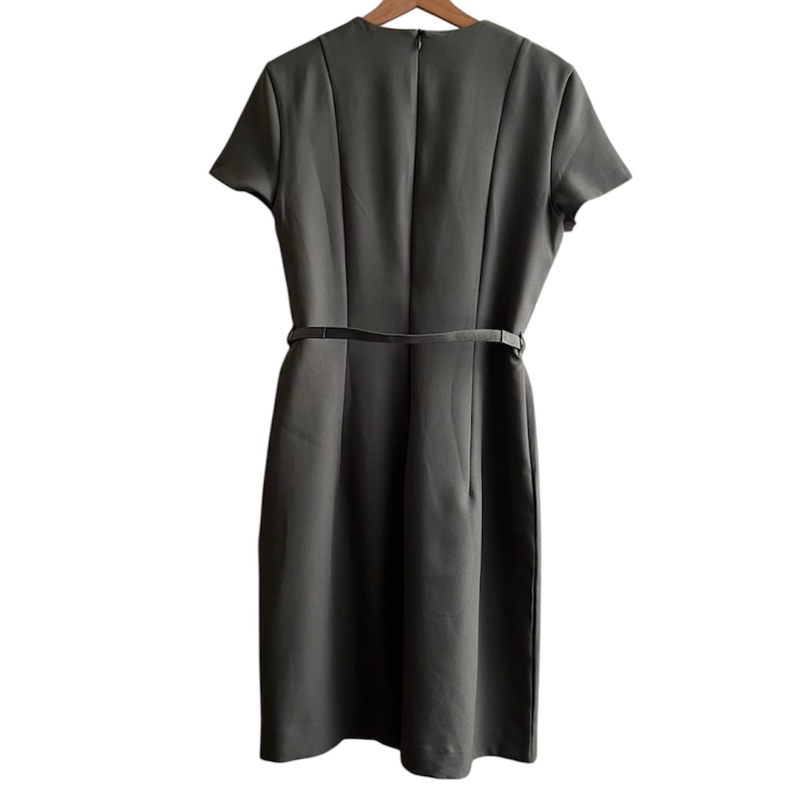 Vestido manga corta verde H&M - Talla M