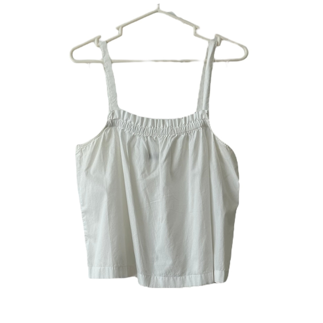Blusa blanca tiras Zara - Talla M