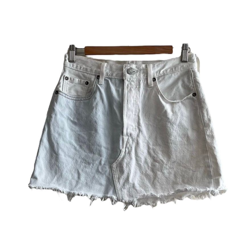 Falda jean Blanca y Celeste Levis - Talla 26