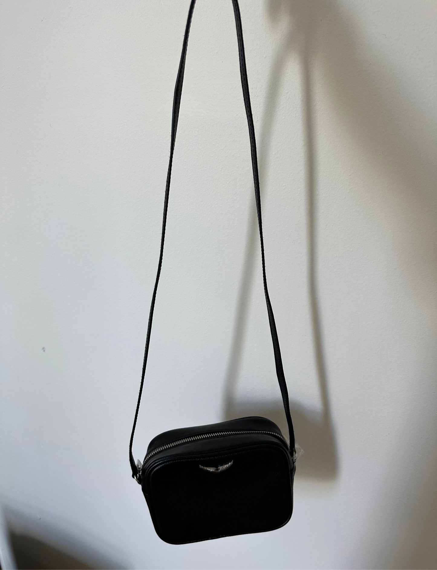 Cartera negra cuero Zadig & Voltaire nueva con etiqueta