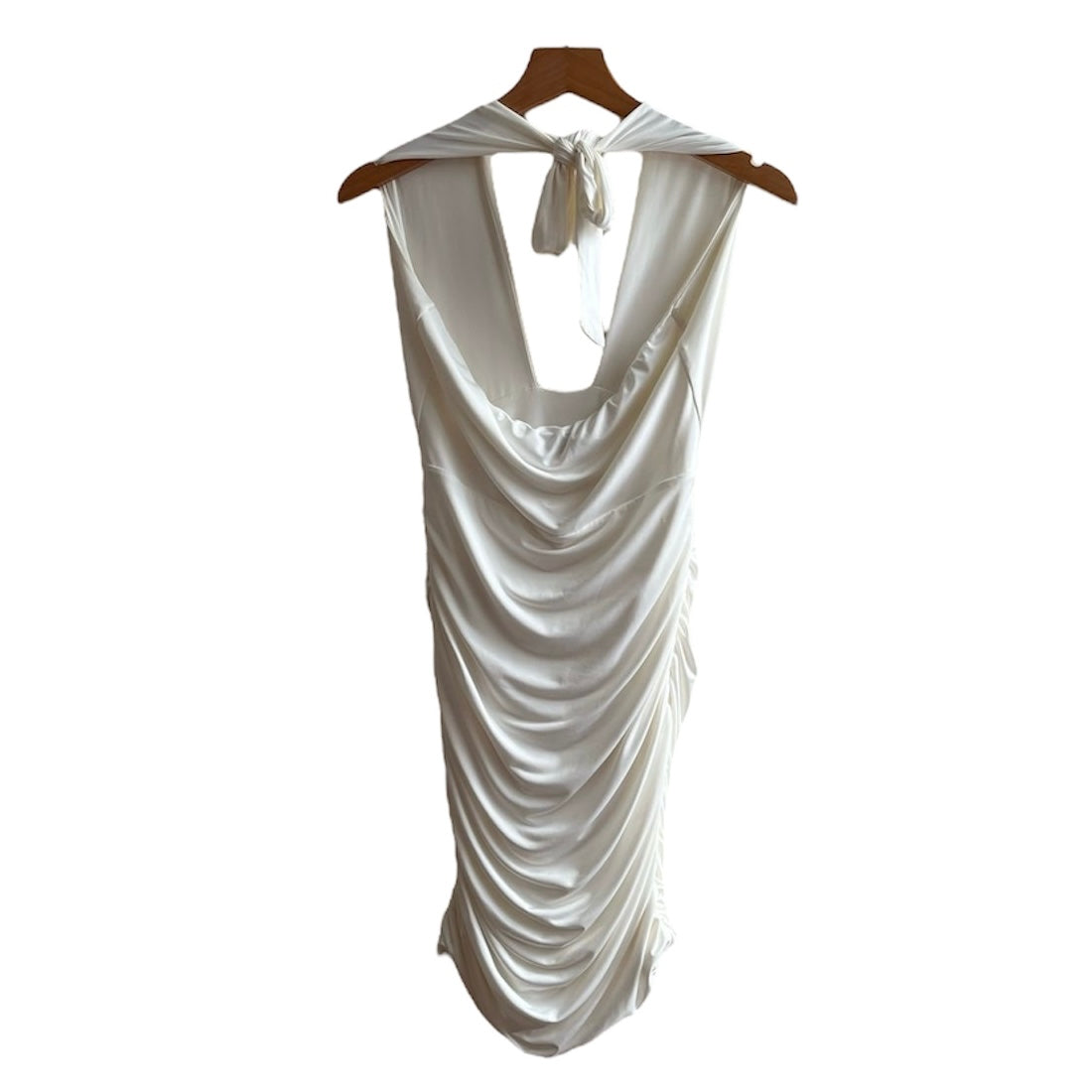 Vestido corto blanco Luvaro - Talla S