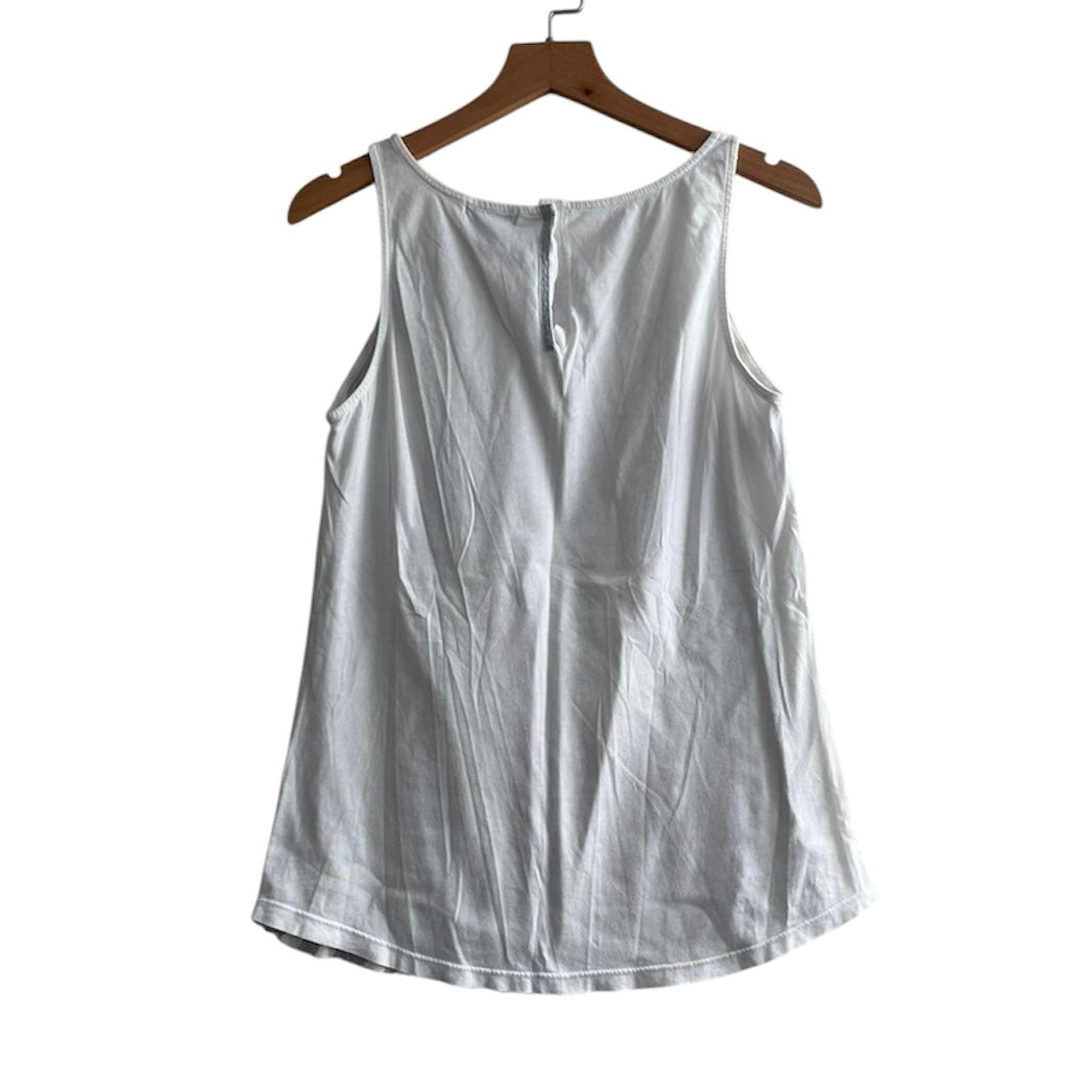 Blusa blanca estampada Sfera - Talla M