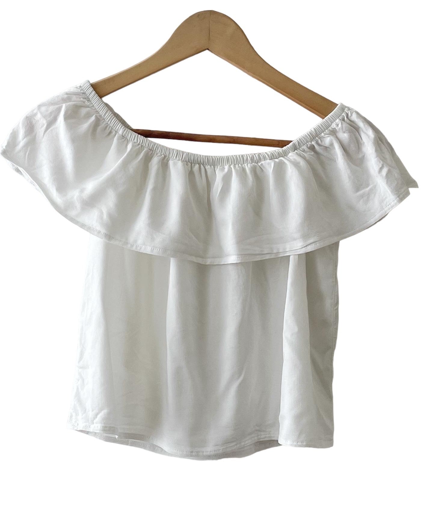 Blusa blanca off shoulder - Talla S