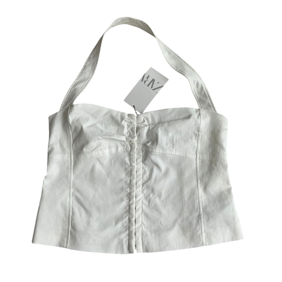 Blusa blanca nueva con etiqueta Zara - Talla L