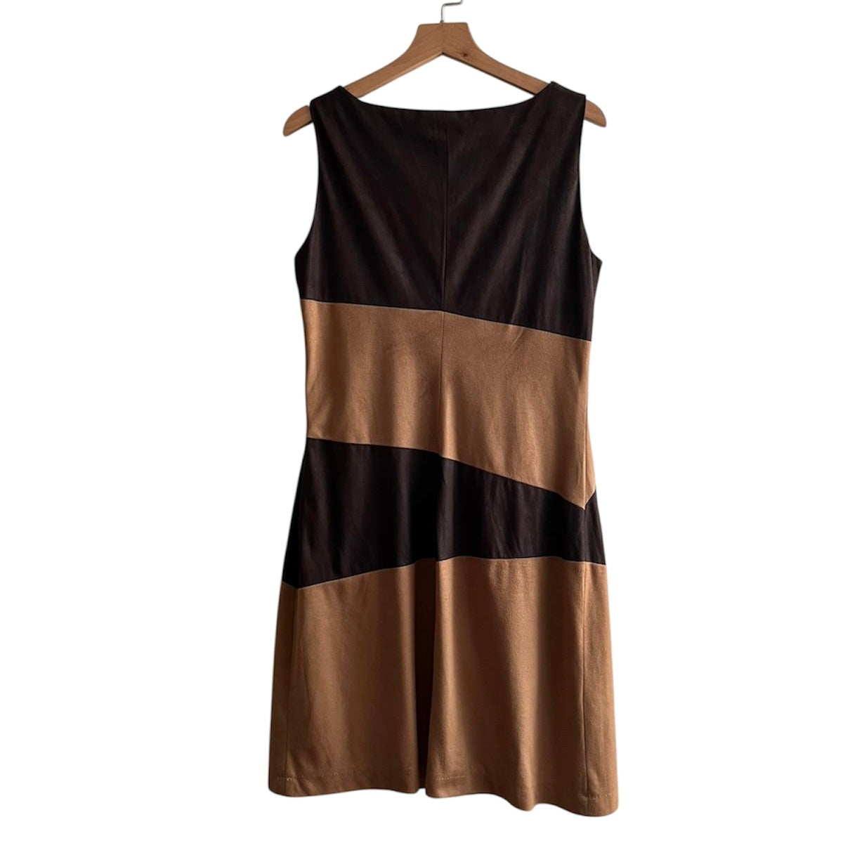Vestido marrón oscuro y claro - Talla M
