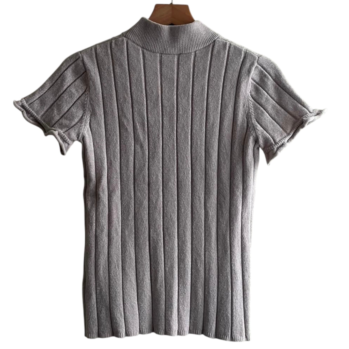 Polo manga corta beige Zara - Talla S