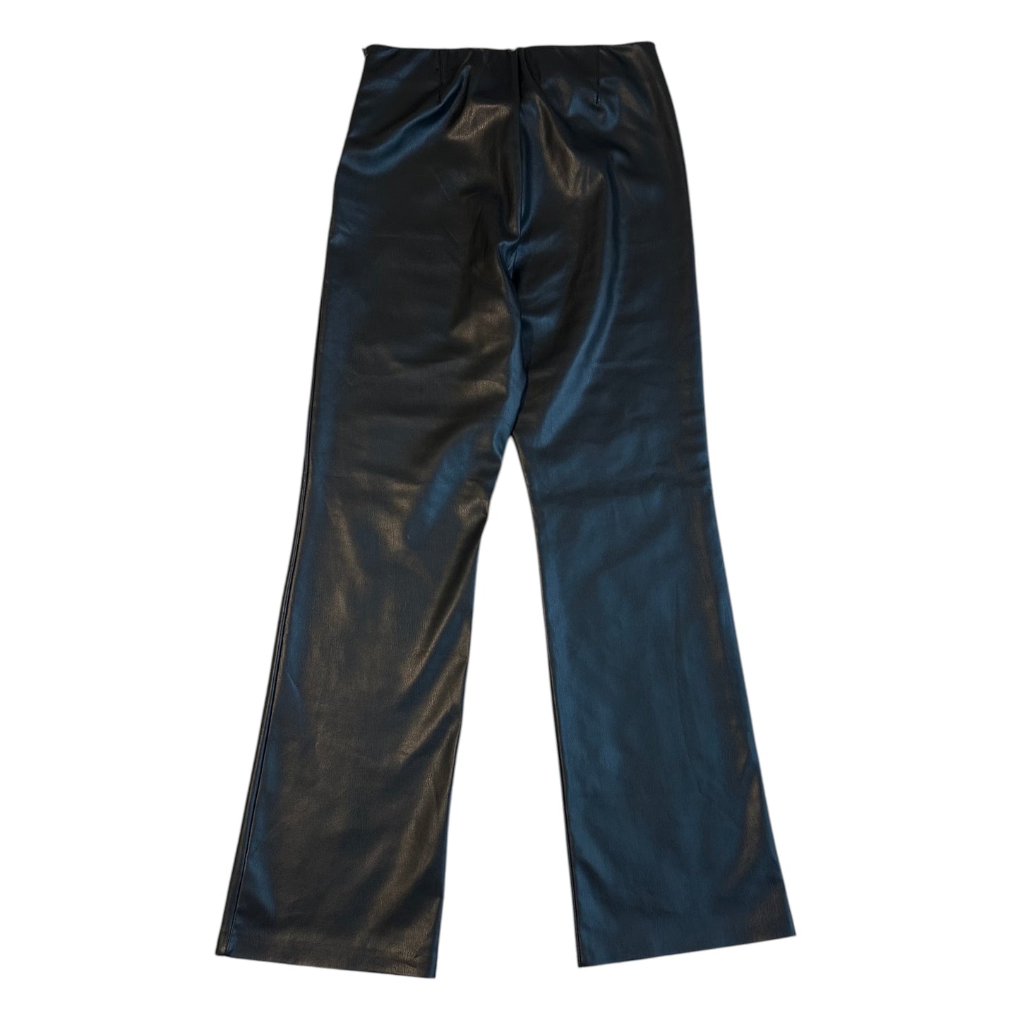 Pantalón cuerina negro Zara - Talla 28