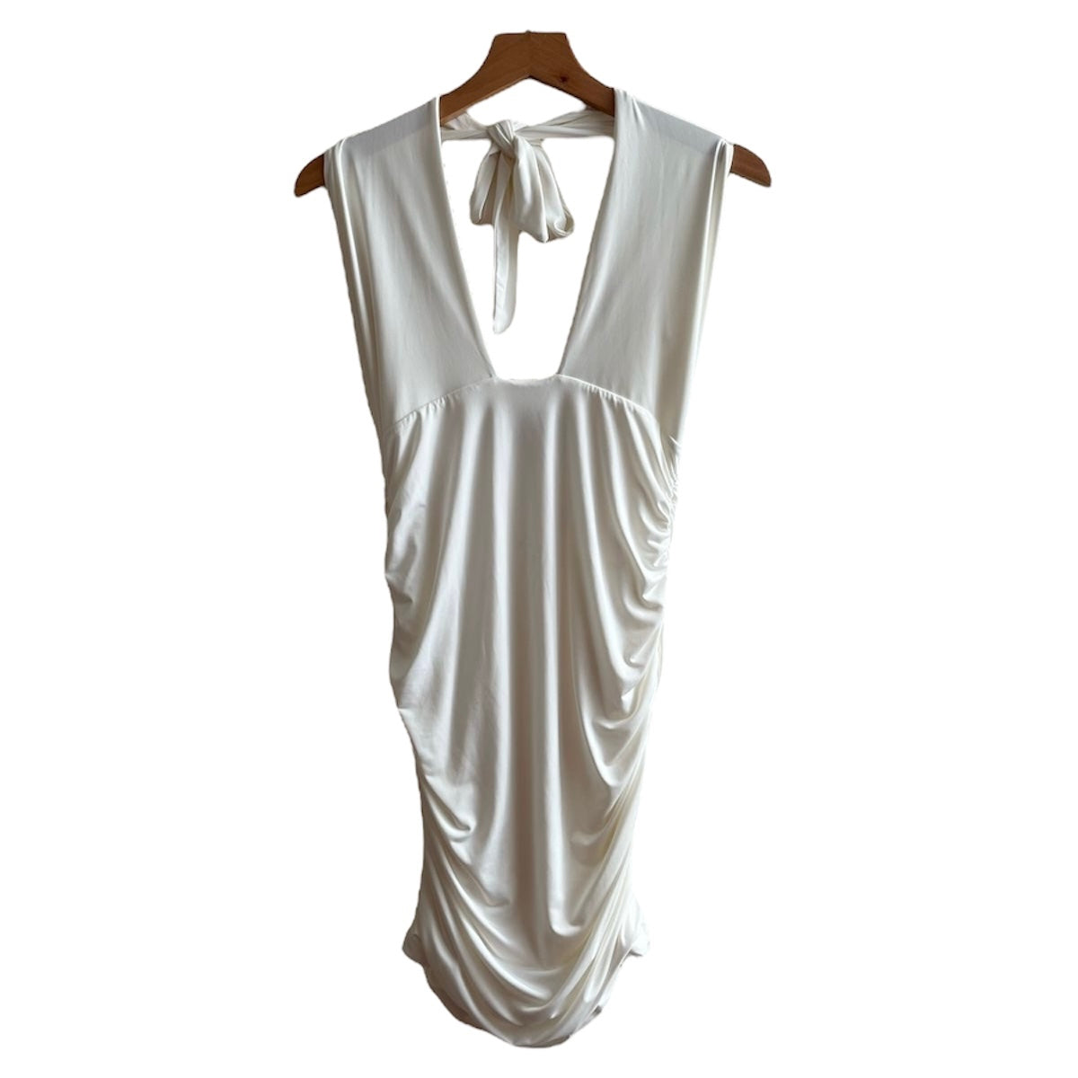 Vestido corto blanco Luvaro - Talla S