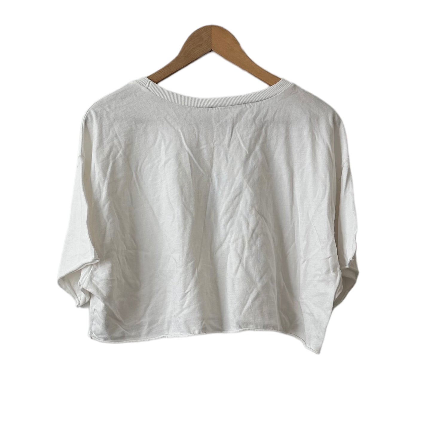 Polo blanco letras negras Zara - Talla S
