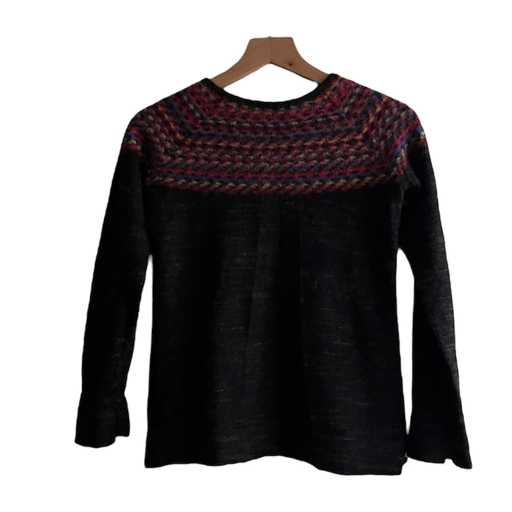 Chompa negra alpaca Kuna - Talla XS