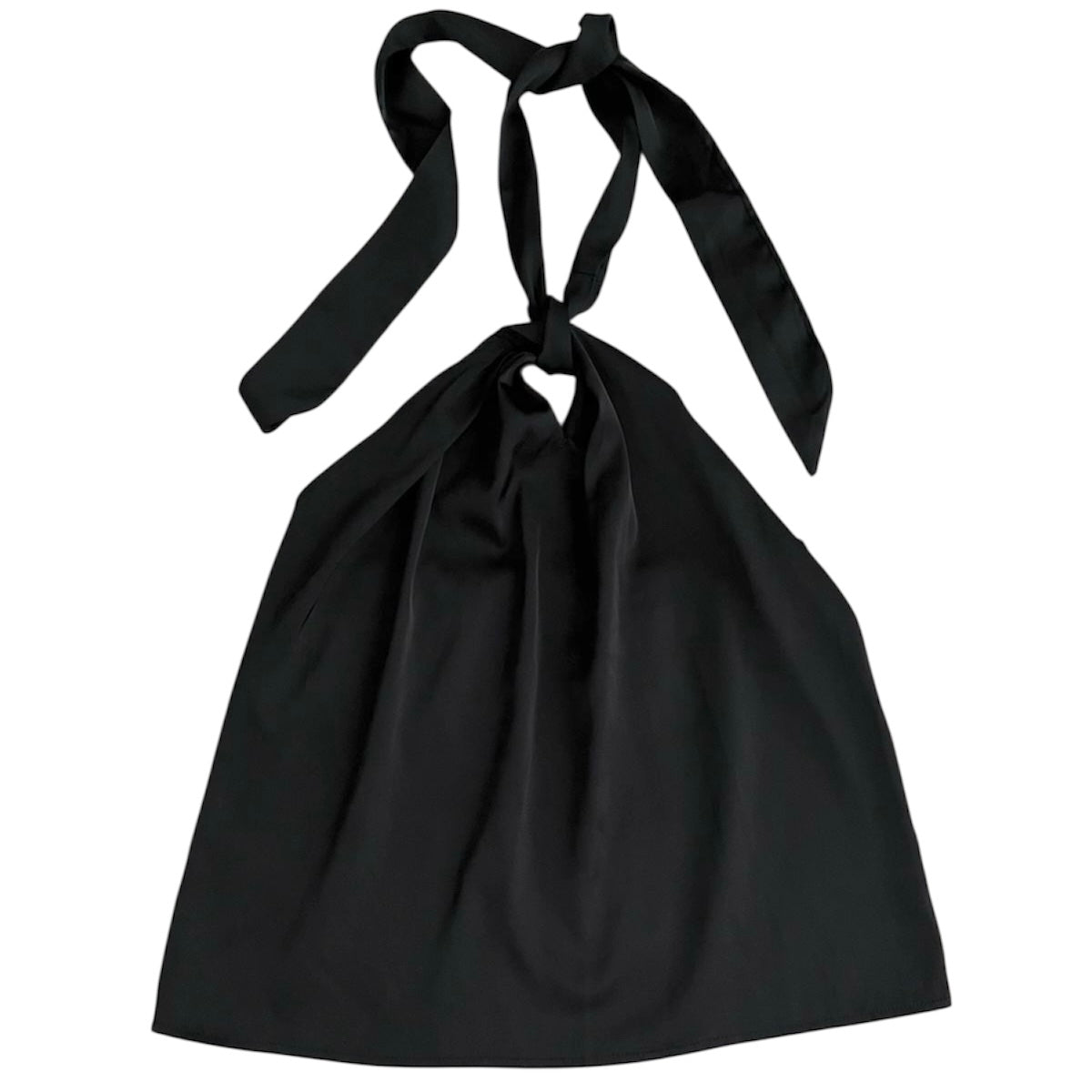Blusa halter negra - Talla S