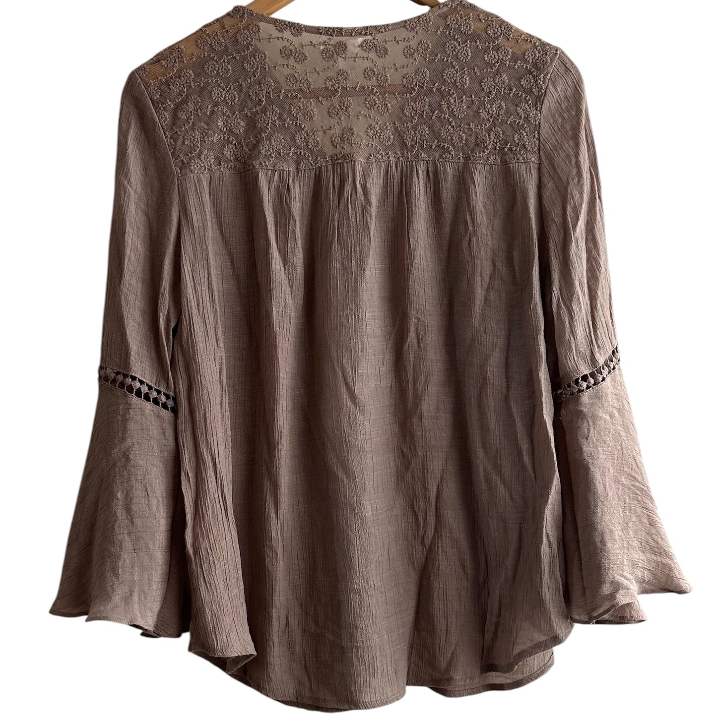 Blusa suelta marrón - Talla S