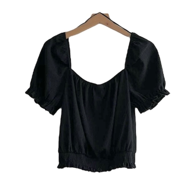 Blusa negra H&M - Talla M